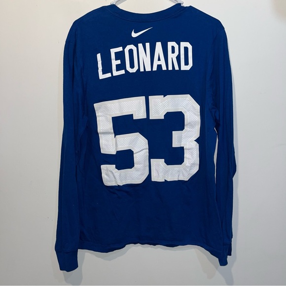 Nike Blue Sports Tee with White Accents - Picture 2 of 3